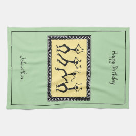 Afrikanische Kunst, Party Geschirrtuch