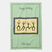 Afrikanische Kunst, Party Geschirrtuch (Vertikal)