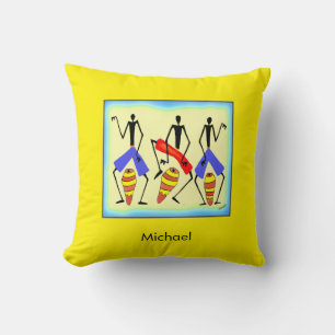 Afrikanische Kunst, Party-Kissen Kissen