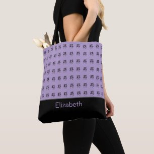 Afrikanische Kunst, Personalisiert, Feiern Lila Tasche