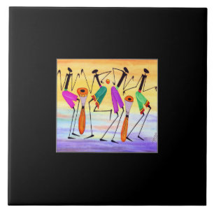 Afrikanische Kunst, Phantastischer Ausdruck des Gl Fliese