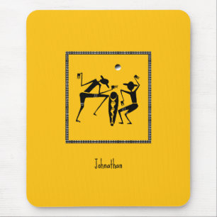 Afrikanische Kunst, Phantastischer Mondlicht-Tanz Mousepad