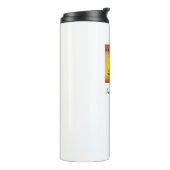 Afrikanische Kunst, Phantastischer tropischer Sonn Thermosbecher (Nach links gedreht)