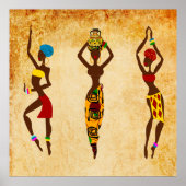 afrikanische Kunst Poster (Vorne)