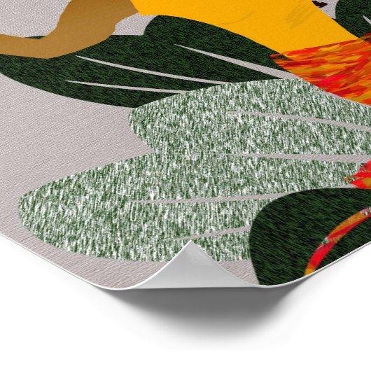 Afrikanische Kunst Poster (Ecke)