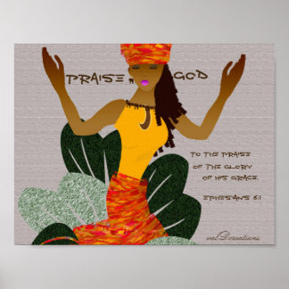 Afrikanische Kunst Poster