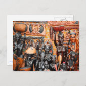 afrikanische Kunst Postkarte (Vorne/Hinten)