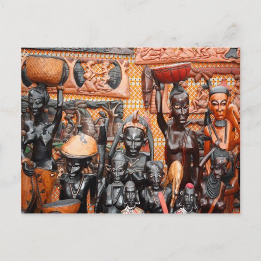 afrikanische Kunst Postkarte (Vorderseite)