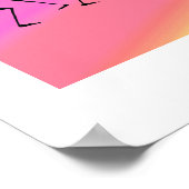 Afrikanische Kunst, Rainbow Celebration Poster (Ecke)