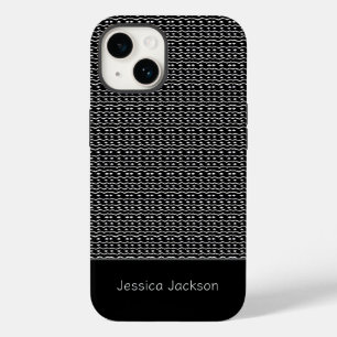 Afrikanische Kunst, Schwarz-Weiß-Muster Case-Mate iPhone 14 Hülle
