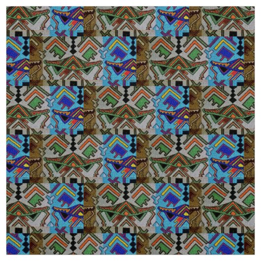 afrikanische Kunststoffe, Ankara Design Stoff (Muster)