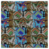 afrikanische Kunststoffe, Ankara Design Stoff (Nahaufnahme)
