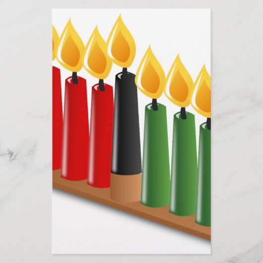 afrikanische Kwanzaa Briefpapier (Vorderseite)