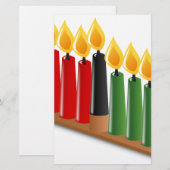 afrikanische Kwanzaa Briefpapier (Vorne/Hinten)
