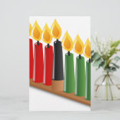 afrikanische Kwanzaa Briefpapier (Stehend Vorderseite)