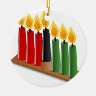 afrikanische Kwanzaa Keramikornament