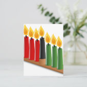 afrikanische Kwanzaa Postkarte (Stehend Vorderseite)