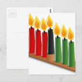 afrikanische Kwanzaa Postkarte (Vorne/Hinten)