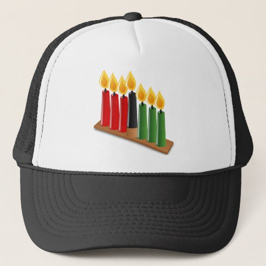 afrikanische Kwanzaa Truckerkappe (Vorderseite)