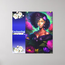 Afrikanische Lady Portrait Wall Artwork