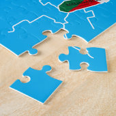 Afrikanische Landkarte mit Flaggen Puzzle (Seite)