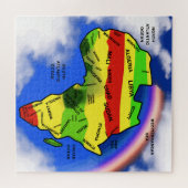 Afrikanische Landkarte Puzzle (Horizontal)