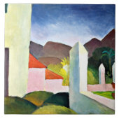 Afrikanische Landschaft, abstrakte Kunst des Augus Fliese (Vorderseite)