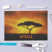 Afrikanische Landschaft Acacia Tree Seidenpapier (Handwerk)