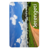 Afrikanische Landschaft Magnet (Vertikal)