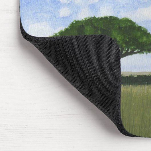 Afrikanische Landschaft Mousepad (Ecke)