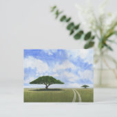 Afrikanische Landschaft Postkarte (Stehend Vorderseite)
