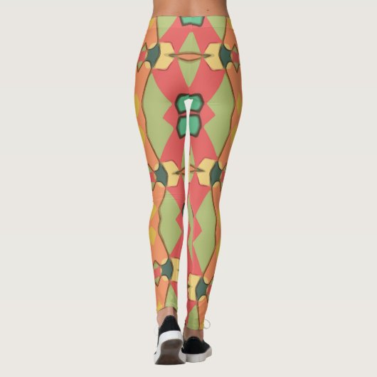 afrikanische Leggings (Rückseite)