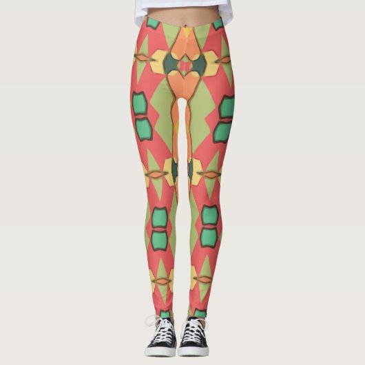 afrikanische Leggings (Vorderseite)