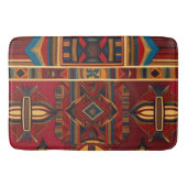 Afrikanische Leinwand Badematte (Vorderseite)