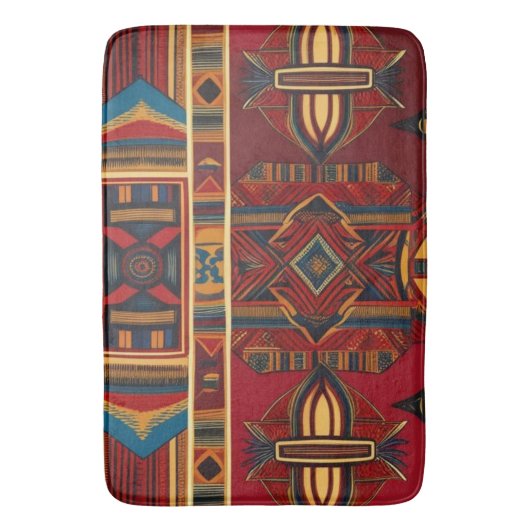 Afrikanische Leinwand Badematte (Vorderseite Vertikal)