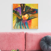 Afrikanische Leinwand (Eyo Dancer) (Insitu (Wohnzimmer))