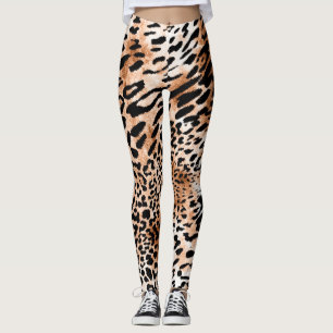 afrikanische Leopardrucke nahtlos Leggings