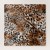 afrikanische Leopardrucke nahtlos Puzzle (Horizontal)