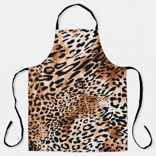 afrikanische Leopardrucke nahtlos Schürze (Vorderseite)