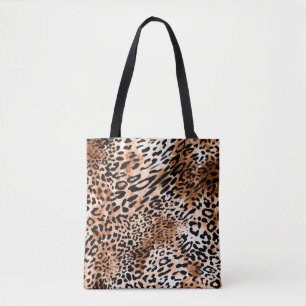 afrikanische Leopardrucke nahtlos Tasche