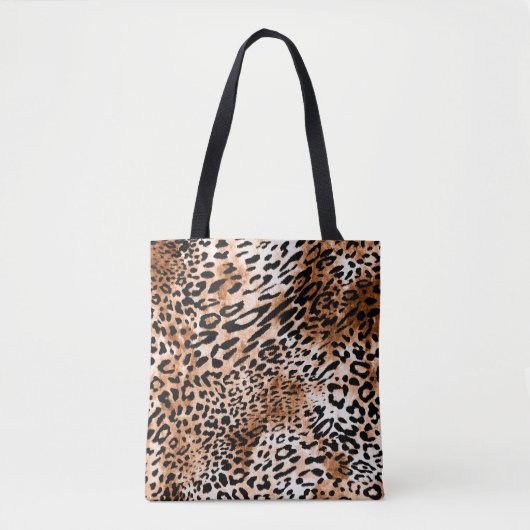 afrikanische Leopardrucke nahtlos Tasche (Vorderseite)