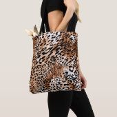 afrikanische Leopardrucke nahtlos Tasche (Von Nahem)
