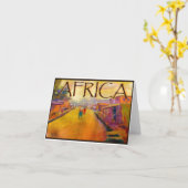 AFRIKANISCHE LEUTE DURCH MOJISOLA A GBADAMOSI - KARTE (Gelbe Blume)