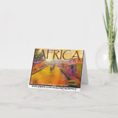 AFRIKANISCHE LEUTE DURCH MOJISOLA A GBADAMOSI - KARTE (Rückseite)