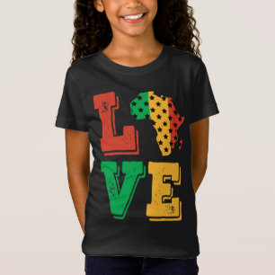 Afrikanische Liebe stolz auf die schwarze Geschich T-Shirt