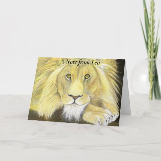 Afrikanische Lion (Vorderseite)