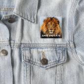 afrikanische Lion 1 Button (Beispiel)