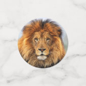 afrikanische Lion 1 Konfetti (Klein Vorderseite)