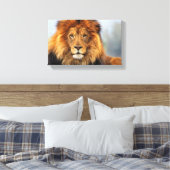 afrikanische Lion 1 Leinwanddruck (Insitu (Schlafzimmer))