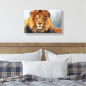 afrikanische Lion 1 Leinwanddruck (Insitu (Schlafzimmer))
